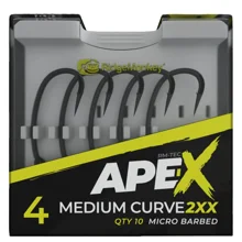 RIDGEMONKEY - Háčiky Ape-X Medium Curve 2XX Barbed veľ. 6 10 ks