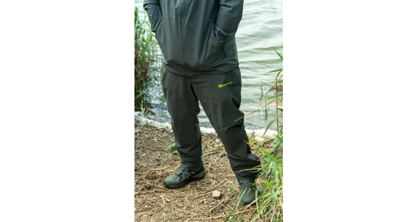 RIDGEMONKEY - Nohavice APEarel ThermaPro Waterproof Shell Trousers Green veľ. S