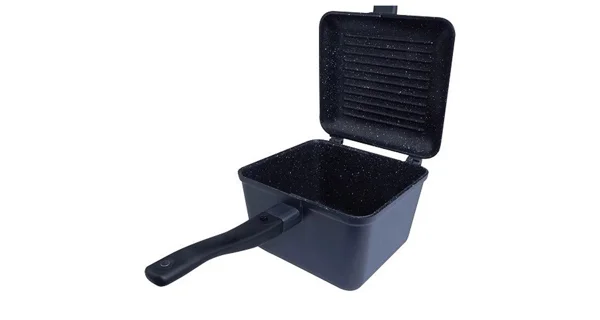 RIDGEMONKEY - Panvica Connect Deep Pan and Griddle Granite Edition