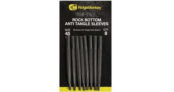 RIDGEMONKEY - Prevlek Rock Bottom Tungsten Anti Tangle Sleeves Long 45 mm