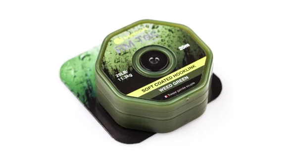 RIDGEMONKEY - Šnúra RM-Tec Soft Coated Hooklink 20 m 25 lb Zelená