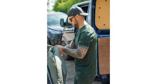 RIDGEMONKEY - Tričko APEarel CoolTech Camo Edition T-Shirt veľ. 2XL