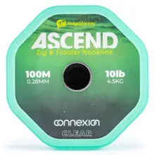 RIDGEMONKEY - Vlasec Ascend Zig a Floater Hooklink 0,28 mm 10 lb 100 m