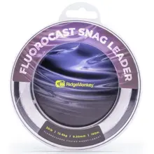 RIDGEMONKEY - Vlasec Fluorocast Snag Leader 0,5 mm 30 lb 100 m Clear