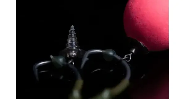 RIDGEMONKEY - Vŕtačky s krúžkom Connexion Hook Ring Bait Screws