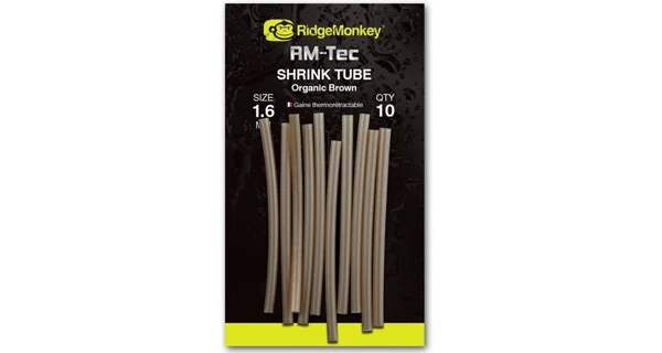 RIDGEMONKEY - Zmršťovacia bužírka Connexion Shrink Tube Organic Brown 2,4 mm