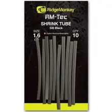 RIDGEMONKEY - Zmršťovacia bužírka Connexion Shrink Tube Silt Black 2,4 mm