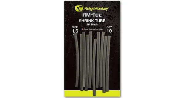 RIDGEMONKEY - Zmršťovacia bužírka Connexion Shrink Tube Silt Black 2,4 mm