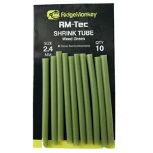 RIDGEMONKEY - Zmršťovacia bužírka Connexion Shrink Tube Weed Green 2,4 mm
