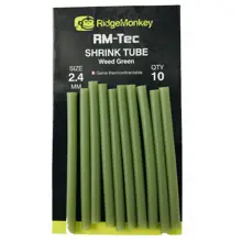 RIDGEMONKEY - Zmršťovacia bužírka Connexion Shrink Tube Weed Green 2,4 mm