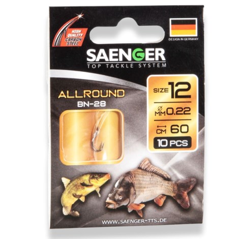 SAENGER - Náväzec univerzálny Allround veľ. 2 10 ks