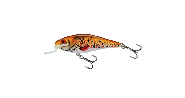 SALMO - Wobler Executor Shallow Runner Holographic Golden Back 5 cm