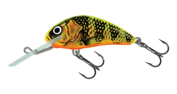SALMO - Wobler Hornet Floating Gold Fluo Perch 5 cm