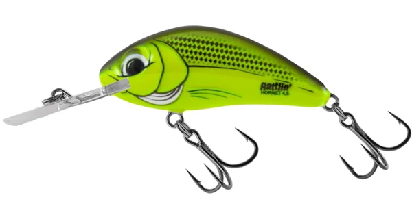 SALMO - Wobler Rattlin Hornet Floating 3,5 cm Chartreuse