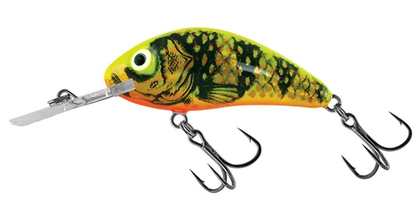 SALMO - Wobler Rattlin Hornet Floating Gold Fluo Perch 6,5 cm