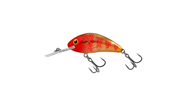 SALMO - Wobler Rattlin Hornet Floating Golden Red Head 4,5 cm
