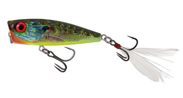 SALMO - Wobler Rattlin Pop Floating Red Hot Bluegill 7 cm