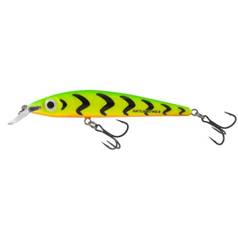 SALMO - Wobler Rattlin sting suspending - 9 cm green tiger