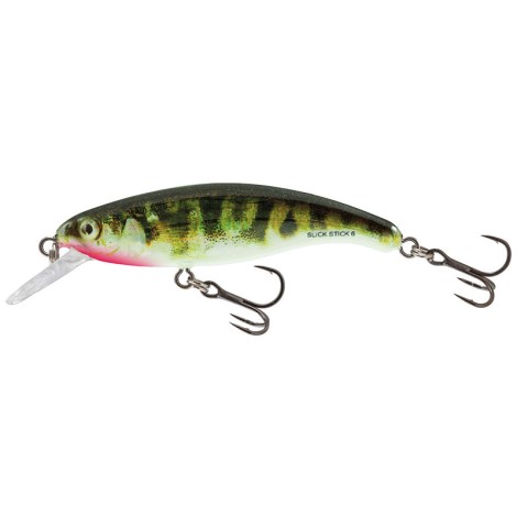 SALMO - Wobler Slick stick floating - 6 cm holographic stickleback