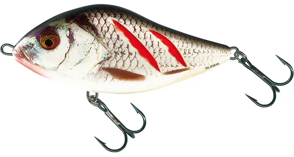 SALMO - Wobler Slider Floating Wounded Real Grey Shiner 7 cm