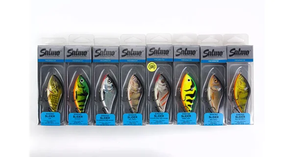 SALMO - Wobler Slider sinking - 7 cm real hot perch