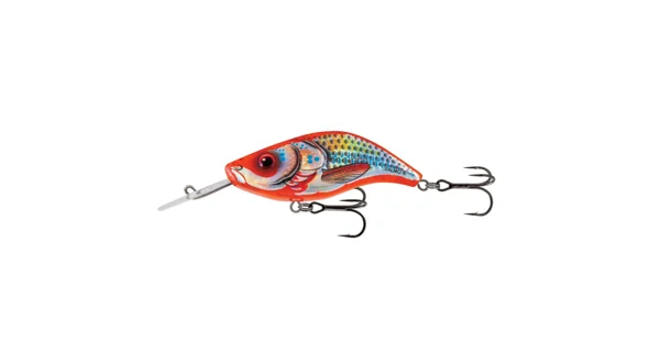 SALMO - Wobler Sparky Shad Floating Holographic Shad 4 cm Gold Orange