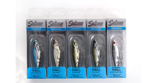 SALMO - Wobler Thrill Sinking 5 cm Silver Flashy Fish