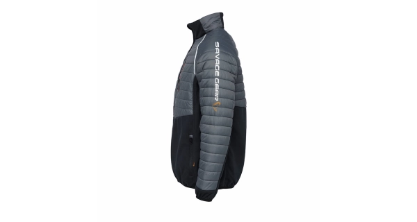 SAVAGE GEAR - Bunda Reflection Hybrid Jacket Castlerock Grey Black veľ. M