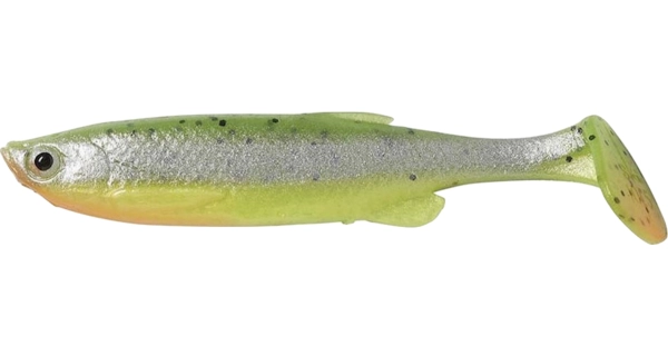 SAVAGE GEAR - Gumová nástraha 3D Fat Minnow T-tail Green Silver 10,5 cm 11 g
