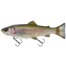 SAVAGE GEAR - Gumová nástraha 3D Line Thru Pulsetail Trout Slow Sinking 16 cm 51 g Clear Rainbow Trout