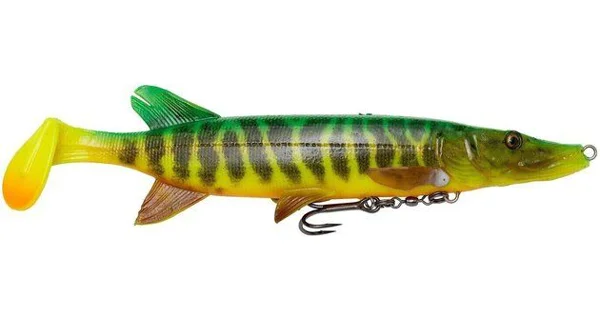 SAVAGE GEAR - Gumová nástraha 4D Pike Shad Slow Sink 20 cm 65 g Firetigher