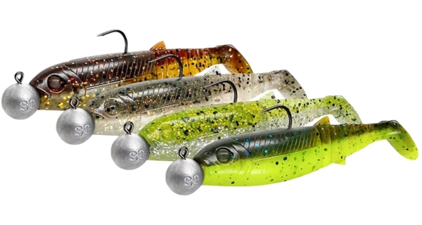 SAVAGE GEAR - Gumová nástraha Cannibal Shad Clearwater Mix 10 cm 9 gs háčikom 10 g #3/0 4 ks
