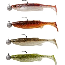 SAVAGE GEAR - Gumová nástraha Fat Minnow T Tail RTF Clearwater Mix 9 cm 7 g