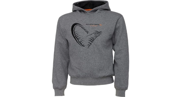 SAVAGE GEAR - Mikina Junior Jaw Hoodie 10 - 12 rokov šedá