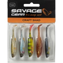 SAVAGE GEAR - Nástraha Craft Shad 10 cm 6 g Clear Water Mix 5 ks