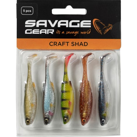 SAVAGE GEAR - Nástraha Craft Shad 10 cm 6 g Clear Water Mix 5 ks