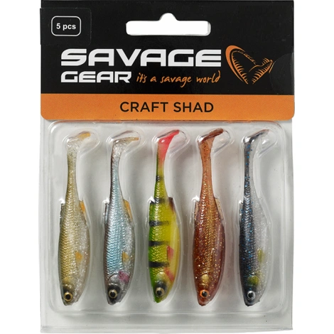 SAVAGE GEAR - Nástraha Craft Shad 10 cm 6 g Clear Water Mix 5 ks