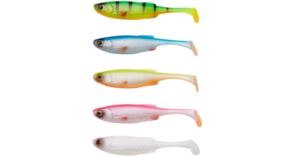SAVAGE GEAR - Nástraha Craft Shad 10 cm 6 g Dark Water Mix 5 ks
