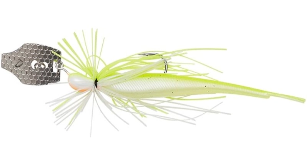 SAVAGE GEAR - Nástraha Crazy Swim Jig Sinking Yellow White 12,5 cm 14,5 g