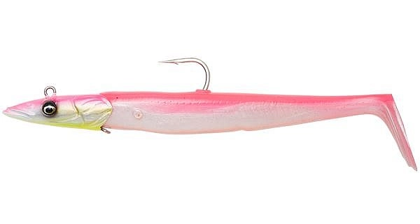 SAVAGE GEAR - Nástraha Sandeel V2 Sinking 15,5 cm 46 g Pink Pearl Silver 2+1