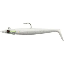 SAVAGE GEAR - Nástraha Sandeel V2 Sinking 15,5 cm 46 g White Pearl Silver 2+1