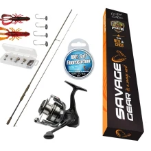 SAVAGE GEAR - Set prútu OSTRIEŽ, navijaku a nástrah 2,21 m 5-18 g Perch Academy Kit