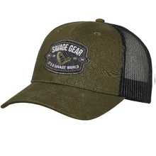 SAVAGE GEAR - Šiltovka Badge Trucker Cap Green
