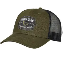 SAVAGE GEAR - Šiltovka Badge Trucker Cap Green