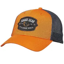 SAVAGE GEAR - Šiltovka Badge Trucker Cap Orange