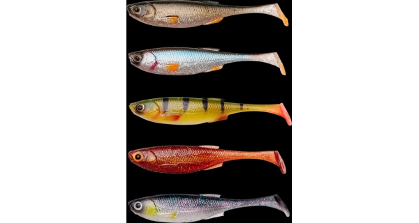 SAVAGE GEAR - Súprava nástrah Craft Shad 8,8 cm 4,2 g Clear Water Mix 5 ks
