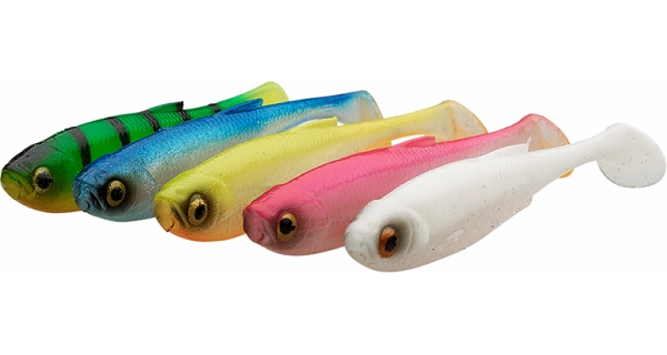 SAVAGE GEAR - Súprava nástrah Craft Shad 8,8 cm 4,2 g Dark Water Mix 5 ks