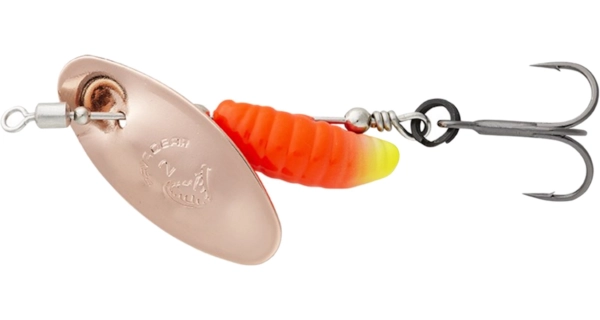 SAVAGE GEAR - Trblietka Grub Spinners Copper Red Yellow veľ. 0 2,2 g