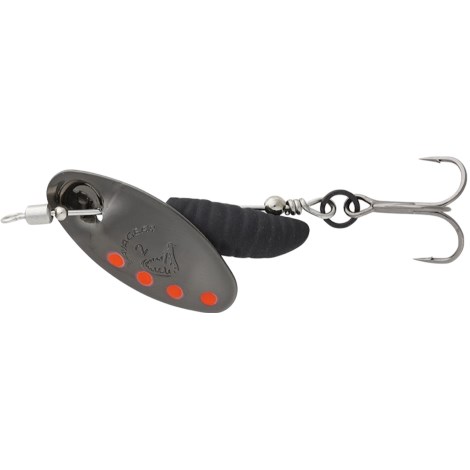 SAVAGE GEAR - Trblietka Grub Spinners Silver Red Black veľ. 0 2,2 g