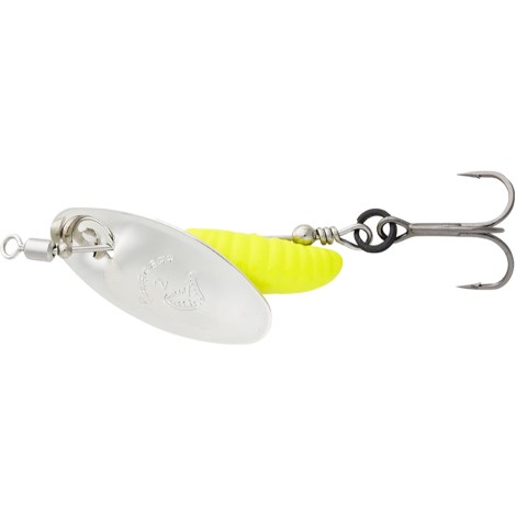 SAVAGE GEAR - Trblietka Grub Spinners Silver Yellow veľ. 0 2,2 g